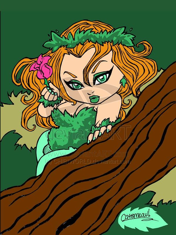 chibi_poison_ivy_colored_by_chibiworld