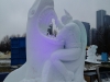 Batman-and-Shark-Snow-Sculpture