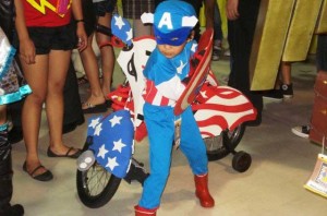 captain america cosplay kid
