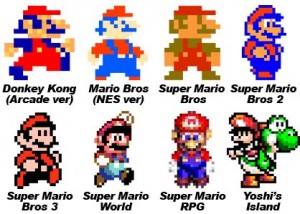 mario evolution